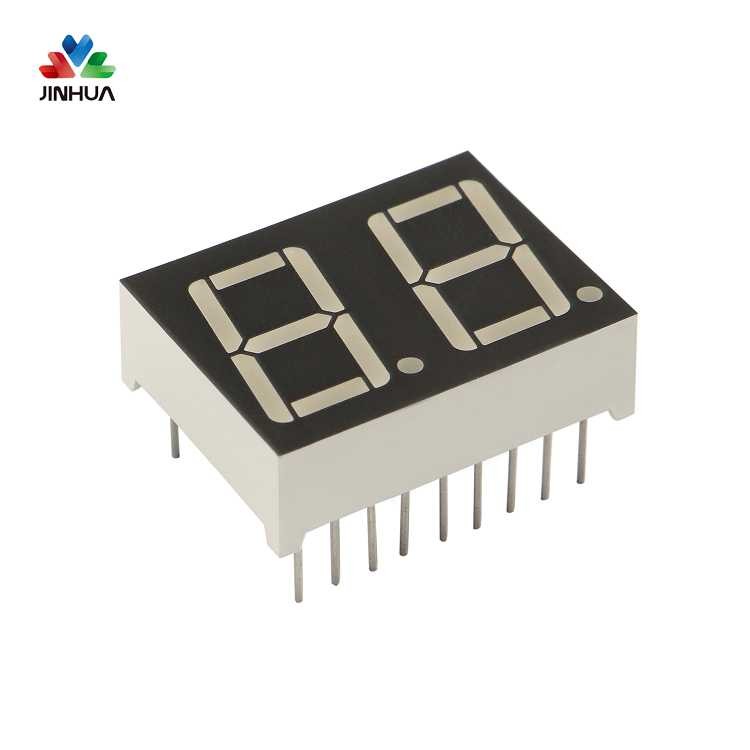 18 Pins 0,8 Zoll 7 Segment 2-stelliger LED-Bildschirm China Hersteller